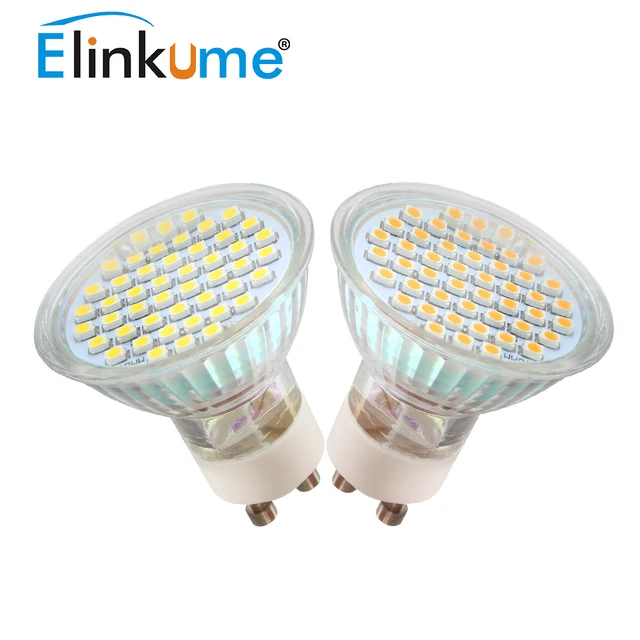elinkume gu10 led bulb 2w 3w spotlight bulb 48 60pcs gu10 light bulbs keep blowing