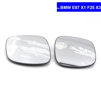 

For BMW E87 X1 F25 X3 Car Side Rear View Mirror Convex Glass Auto Side Heated Wing Mirror Glass 51162991659 / 51162991660