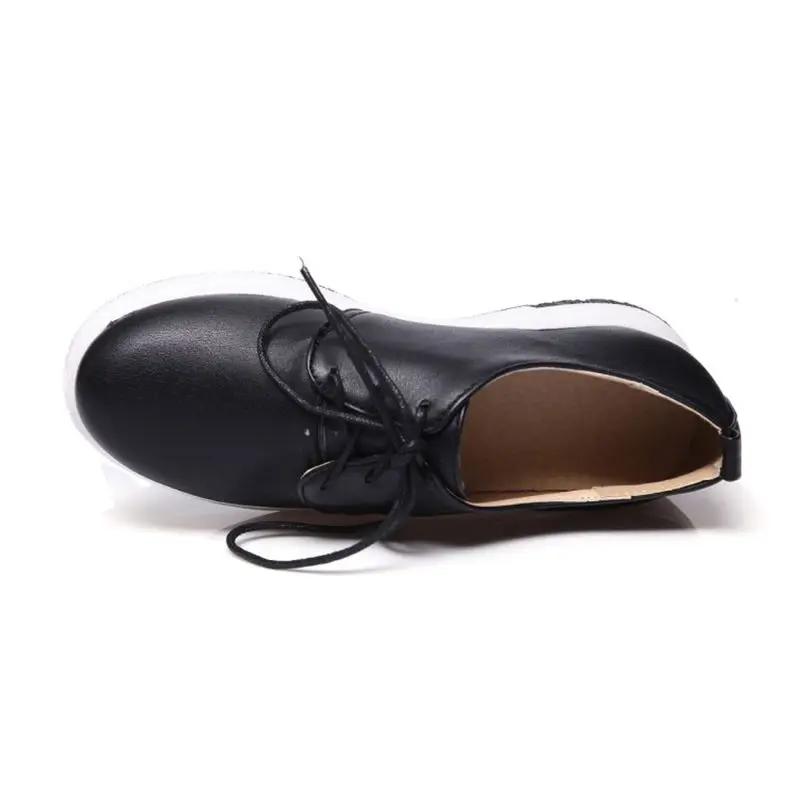 Feminino Noir Tenis 7600 Dentelle Chaussures Casual blanc Femme Mode Qplyxco up Sneakers Grande Automne Printemps 9 43 Plus Femmes 34 Taille PTC7xqHw
