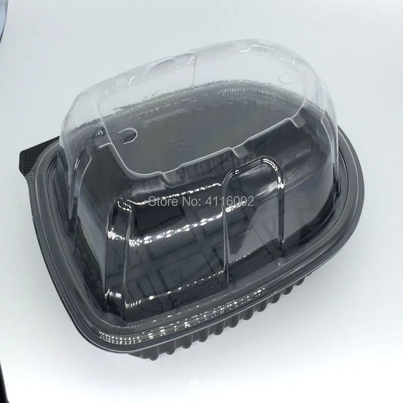 

200 Sets Grilled Chicken Disposable Take Out Container Plastic Roast Duck Packing Takeaway Box Food Packaging