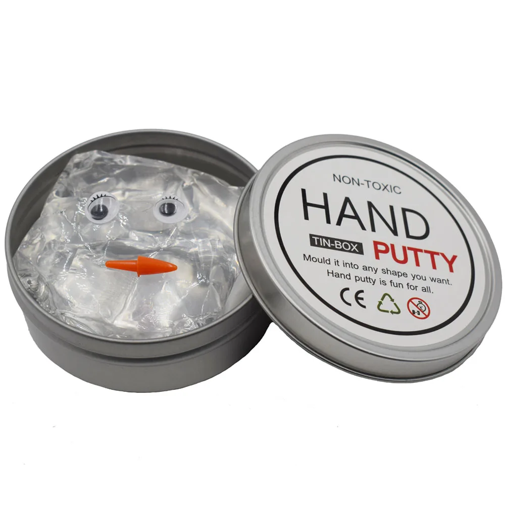 Liquid Glass Putty Transparent Bounce Slime Toys Modeling Clay