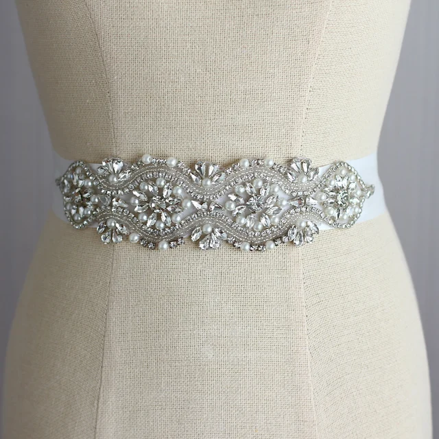Bridal dresses belt wedding Sash luxury diamond crystal Bride 's belts