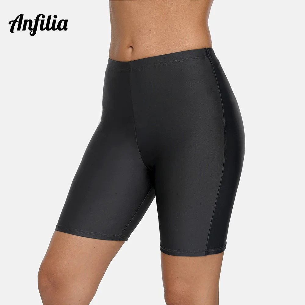 Anfilia Women Capris Swimming Trunks Ladies Bikini Bottom Sports Swimwear Briefs Slim Tankini Swimming Trunks Anfilia Women Capris Swimming Trunks Ladies Bikini Bottom Sports Swimwear Briefs Slim Tankini Swimming Trunks