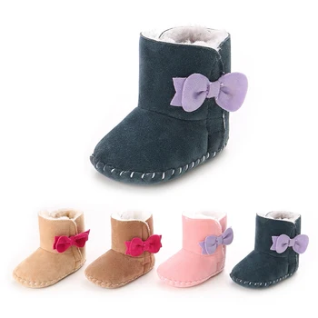 

Children's shoes winter new snow boots 0-18 months female baby toddler shoes soft bottom snow boots baby shoes brand