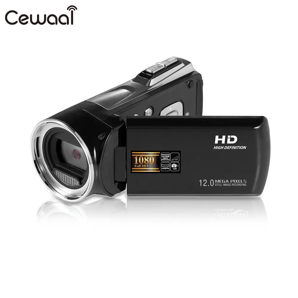 Cewaal Capacitive Touch Display HD Wedding Record Video Camera Shooting DV Camcorder Small Recorder Digital Camcorder