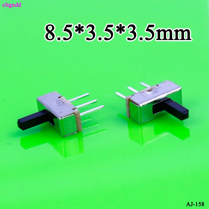 Cltgxdd 20 шт. SS12D00G5 тумблер 2 положения SPDT 1P2T 3 Pin прерыватель ВКЛ ВЫКЛ PCB панель Мини