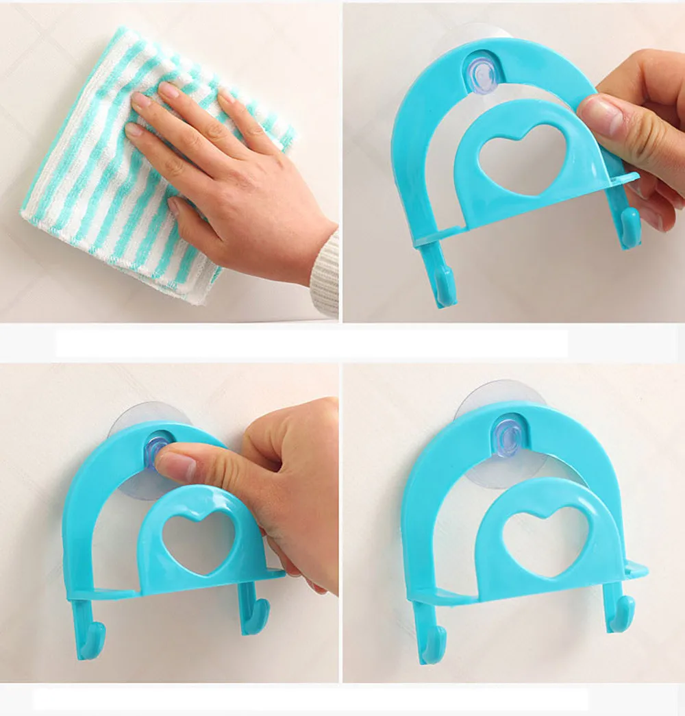 

kitchen accessories organizer Cute Sponge Holder Suction Cup Convenient Home Kitchen Holder kitchen gadgets tools