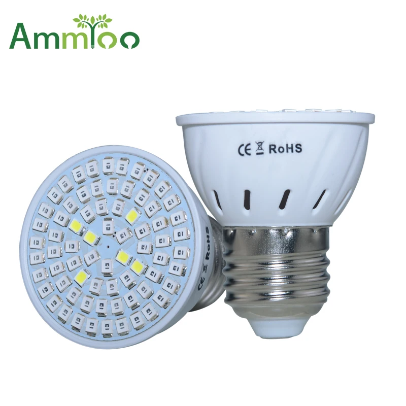 Лампы светодиодные полного спектра для выращивания растений Е27 220 В 36