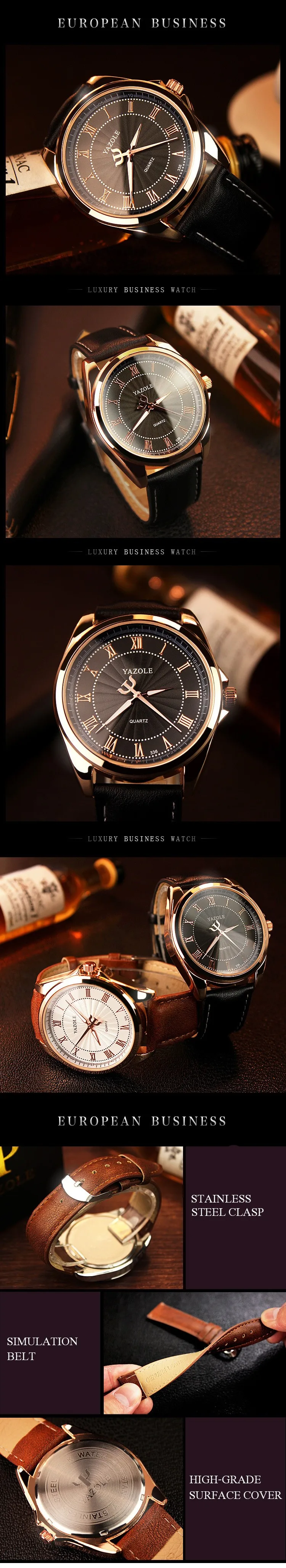YAZOLE Quartz Watch Men Top Brand Luxury 2021 Watches Clock Wrist Watch Quartz-Watch Hodinky Relogio Masculino erkek kol saati