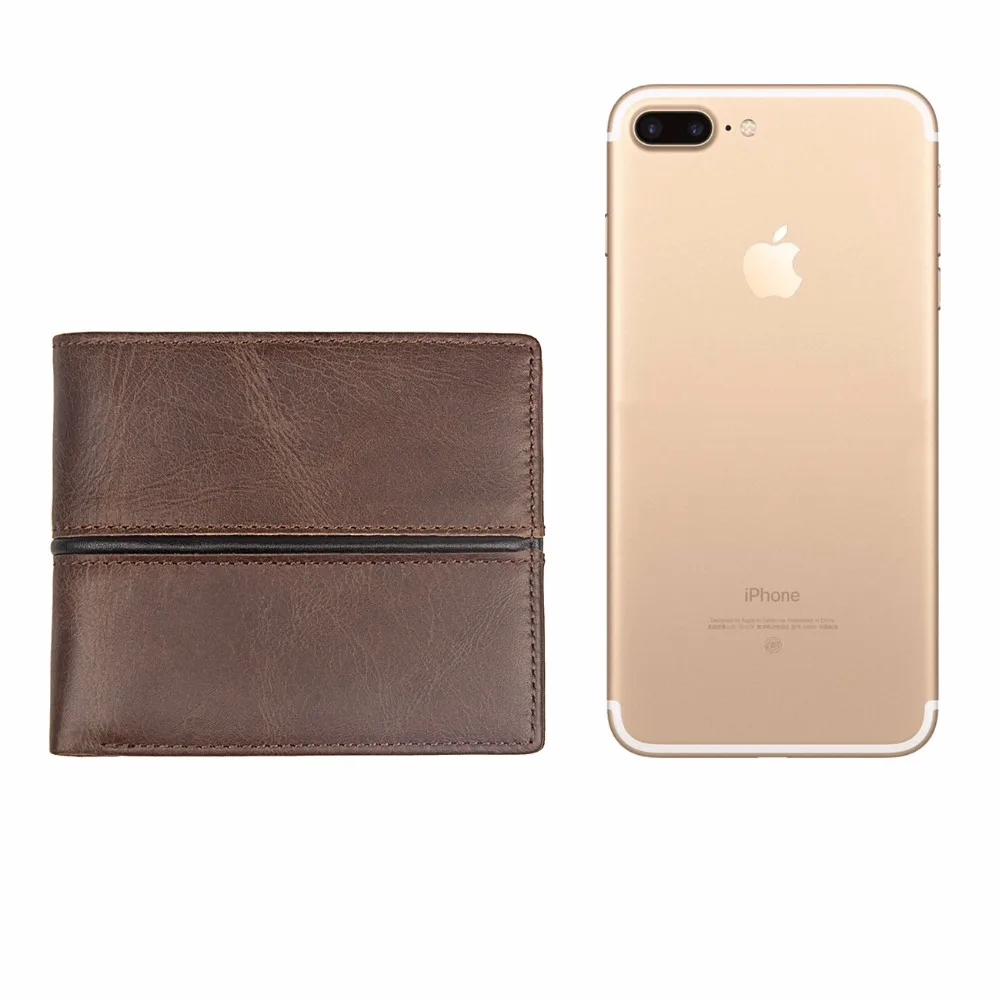 

J.M.D Short Standard Folds Men's Wallet Fashion Business ID Card High Quality Cow Leather Wallet For Men 8157-3C/8157-3Q