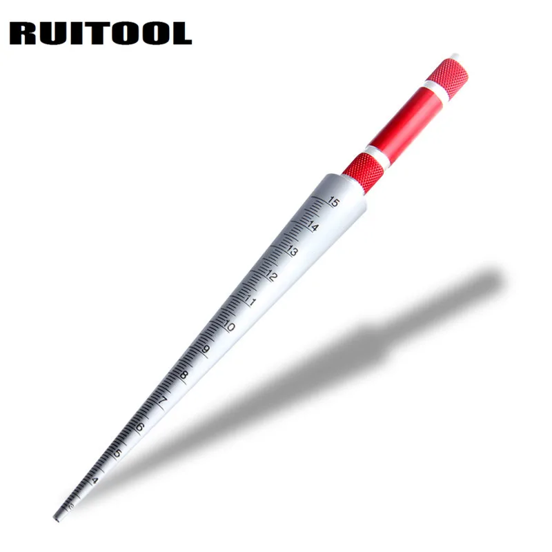 RUITOOL Feeler Gauge 3 15mm Round Taper Metric Inner Diameter Gauge For