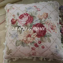 15 К 1" x 16" ручной Кружево Подушка ручной работы розы подушку без вставки