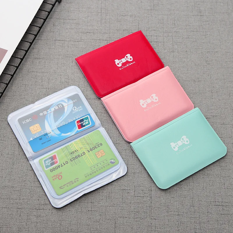 

Cartoon Bow Ribbon Bowknot Card Case Credit ID Bank Card Bus Card Bag Card Holder Pack Protector Ladies girl gift