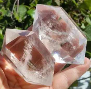 

000002190##@@NATURAL CLEAR QUARTZ CRYSTAL DT WAND POINT HEALING