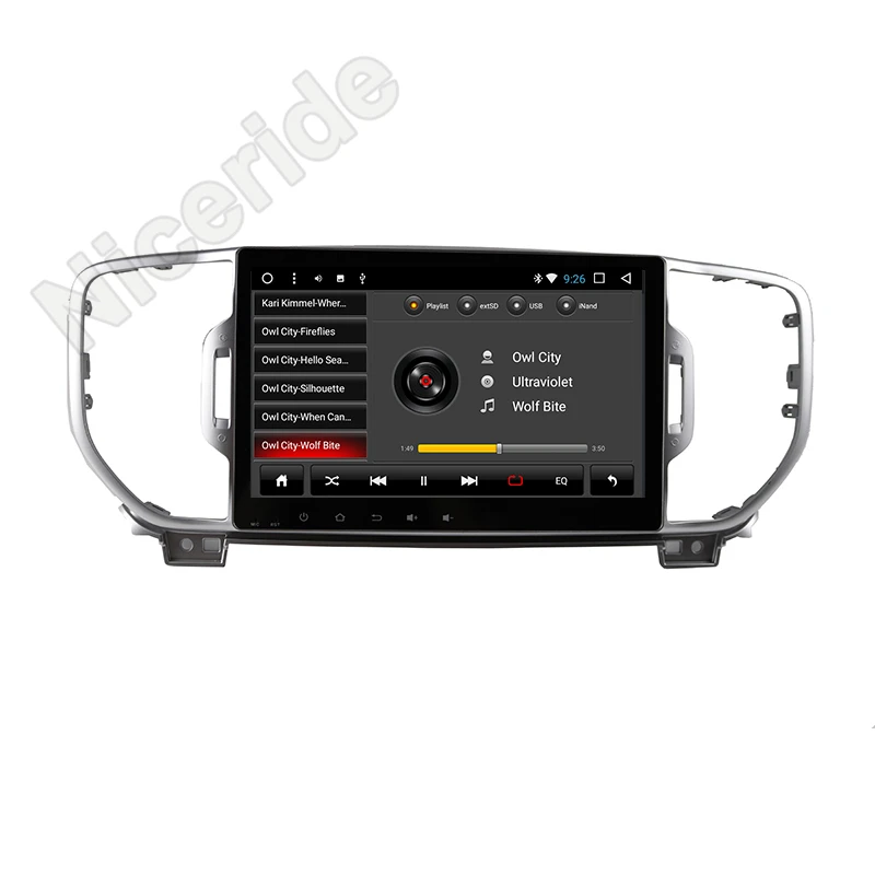 Best Android tape recorder gps for KIA Sportage 2016 2017 KX5 Radio Gps Navigation 2 Din Car Stereo Head Unit multimedia BT Wifi 4