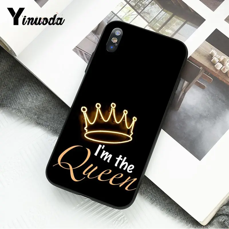 Cartoon Crown King and Queen 