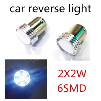

high power 2 pieces 2W 12V 1157 2835 BA15S S25 6SMD LED Light Bulb Car Reverse Backup Brake Turn Parking Signal