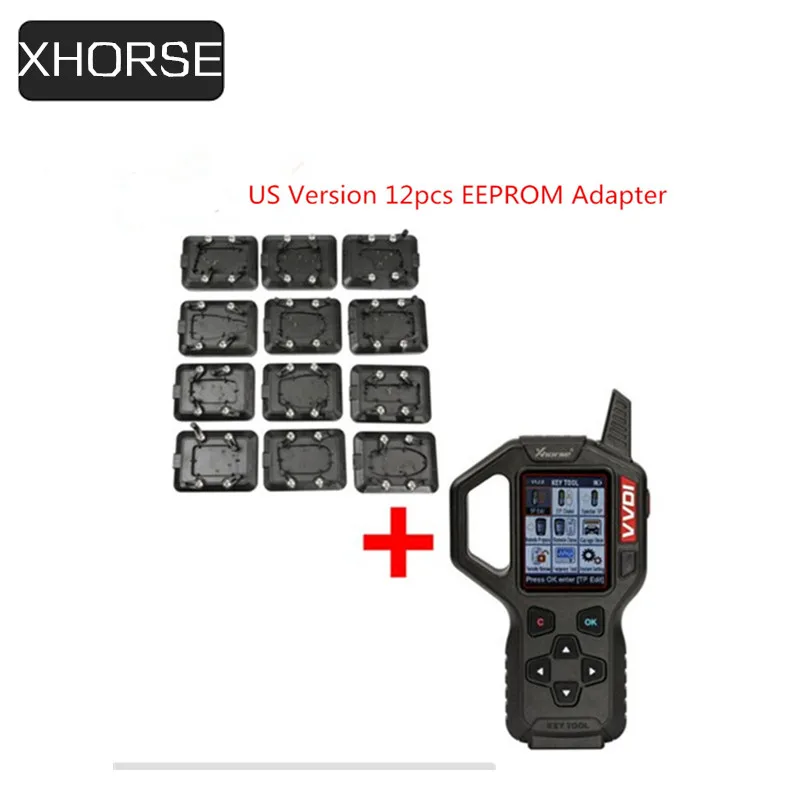 

Original V2.3.9 Xhorse VVDI Key Tool Remote Key Programmer Specially for America cars With Full Set 12pcs EEPROM Adapter