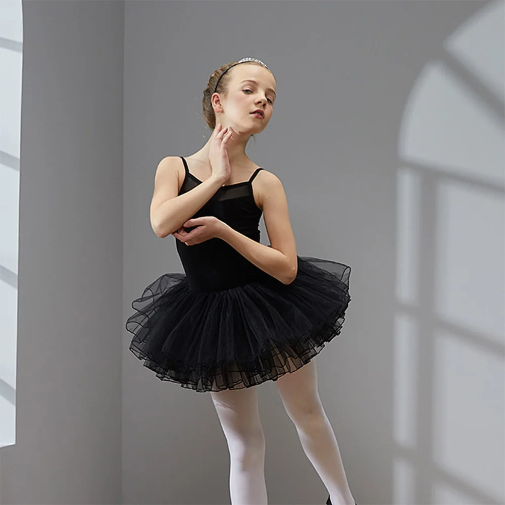 New Ballet tutu Dress, Girls Dance Clothing Kids Trainning, Princess Skirt Costumes,Gymatics Leotards Dance Wear