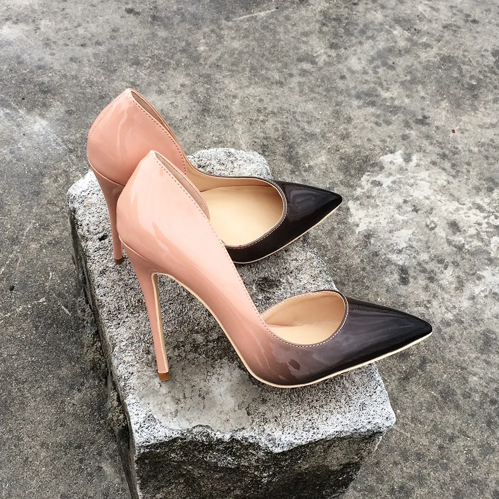 Veowalk/брендовые градиентные цвета; женские модные туфли D'Orsay на высоком каблуке; элегантные женские туфли с острым носком под вечернее платье; туфли-лодочки на шпильке