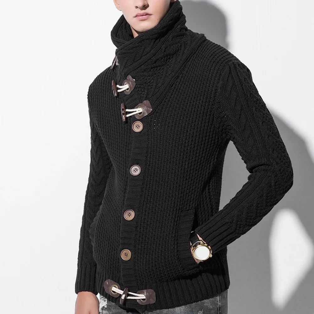 Осенне-зимний свитер для мужчин Новое поступление повседневные пуловеры мужские свитера с длинными рукавами и круглым вырезом в стиле пэчворк трикотажные однотонные для мужчин
