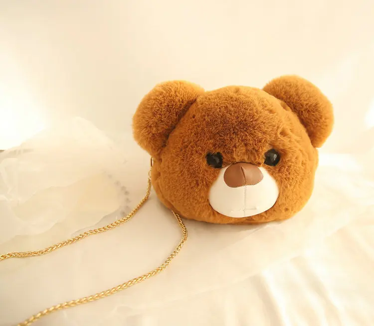 Милый плюшевый медведь Рюкзак Мягкая кукла детский школьный Плюшевые игрушки животное сумка подарок для девочек