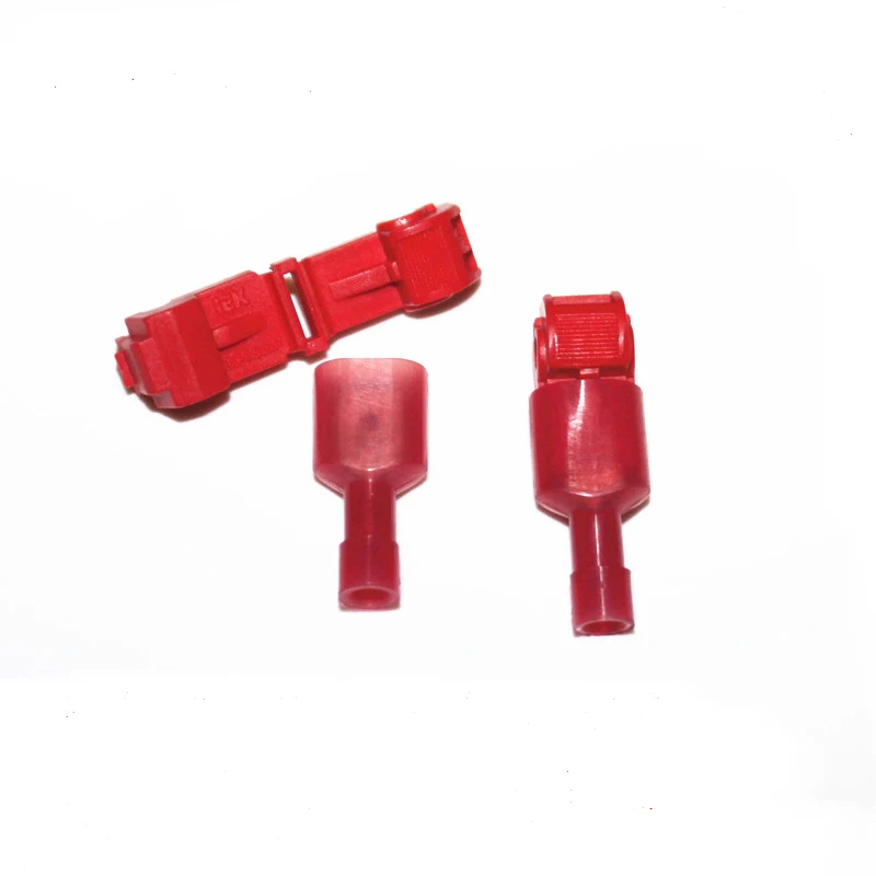 Red Scotch Lock Wire Connectors Quick Splice Terminals Crimp Electrical
