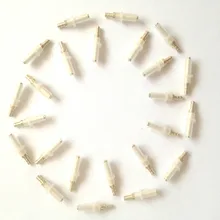 980 наборов Стоматологическая лаборатория штыревой дюбель с рукавом покрытый латунный лабораторный материал булавки на штукатурке модель работа-2 Длина 16 мм 10 мм