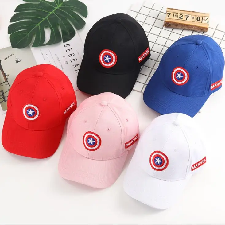 

JIAYAO002 New 100% Cotton Baseball Caps Cartoon Embroidery Snapbacks Gorros Kids Summer Hats Girls Bone Dad Hat