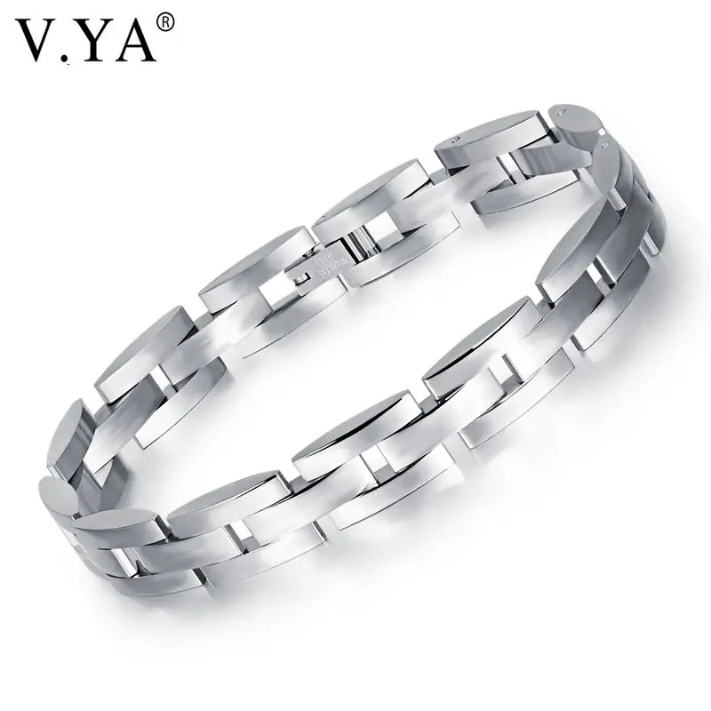 V. YA, ювелирный магнит, мужской браслет, классический, нержавеющая сталь, энергетический баланс, звено цепи, браслеты для мужчин, забота о здоровье, подарок, Прямая поставка