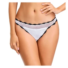 Женские Купальники boyкороткая подошва ручной работы крючком кружева купальный бикини трусы хлопковые пляжные брюки