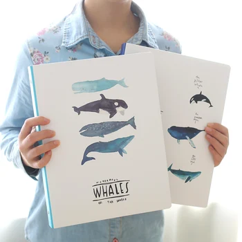 

A4 kraft paper binder large loose leaf notebook four holes note book agenda journal planner 80 sheets 100 gsm thick paper 2017