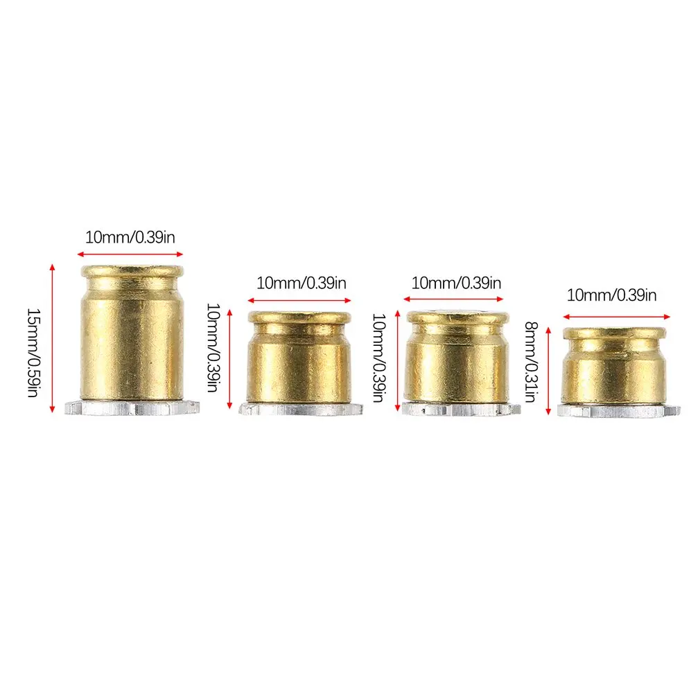 

4pcs Mini Gold Metal Bullet Button For Xbox One Controller Button Replacement Operated ABXY 4 Keys Kit