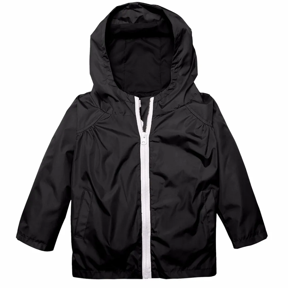 Autumn Jacket Coat Girl Baby Waterproof Hooded Coat Jacket Outwear Kid