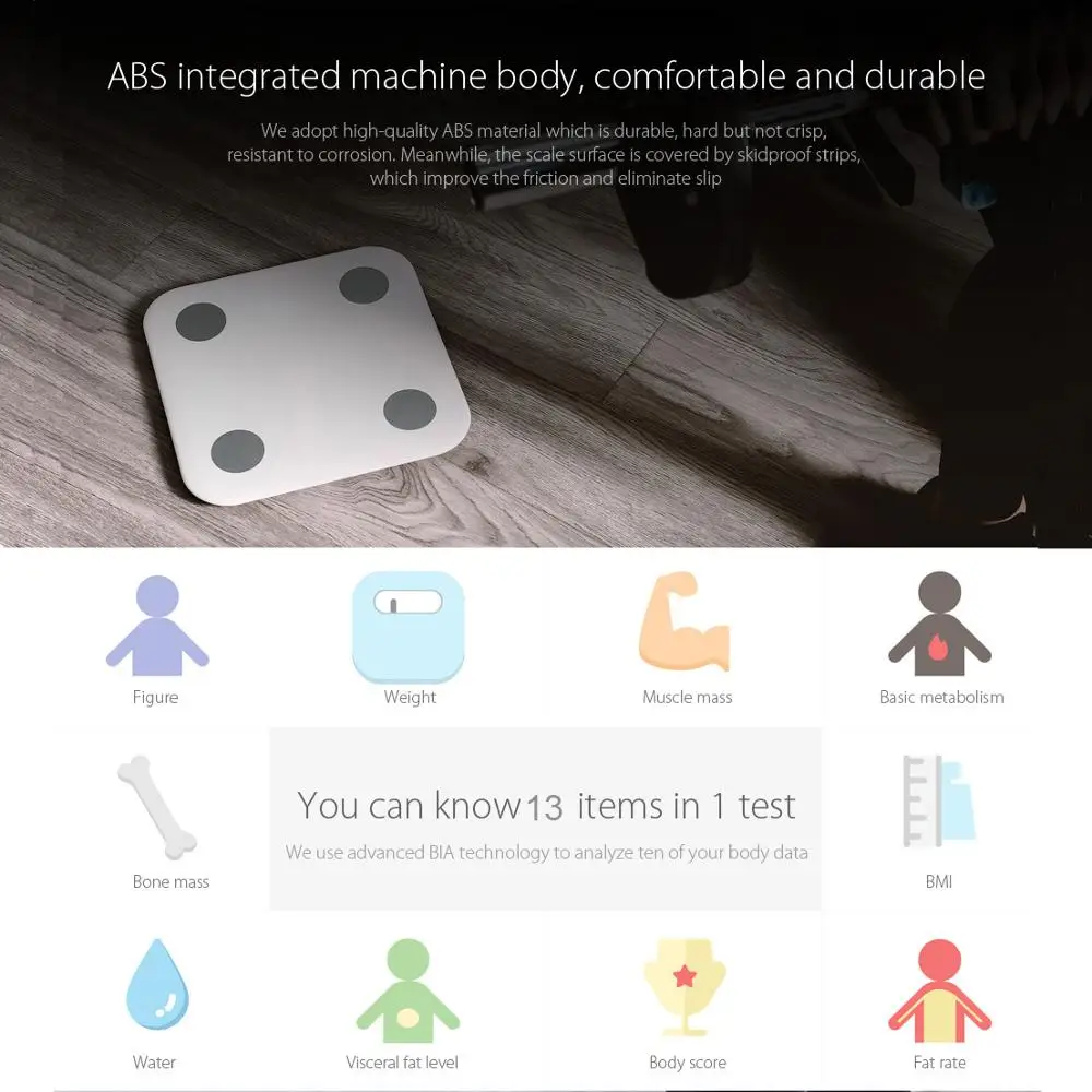 Новинка, Xiao mi Scale 2, умные весы для тела, веса жира, Bluetooth mi fit APP 13, данные для тела, Xiao mi Balance mi, умные весы для тела