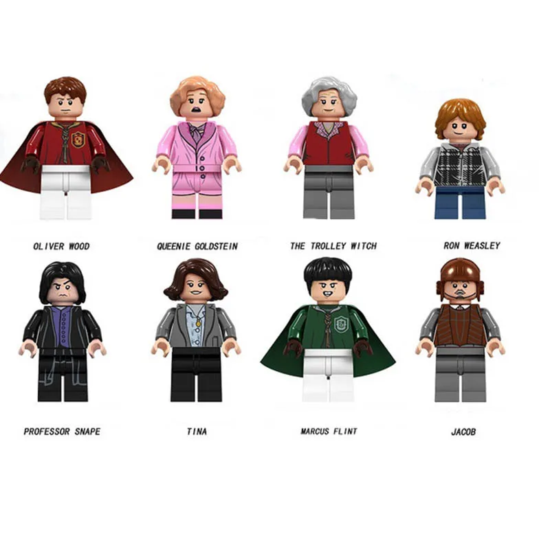 

Single LegoINGlys Figures Building Blocks Harry Potter Wood Queenie Goldstein Tina Jacob Action Bricks Toys For Children Gifts