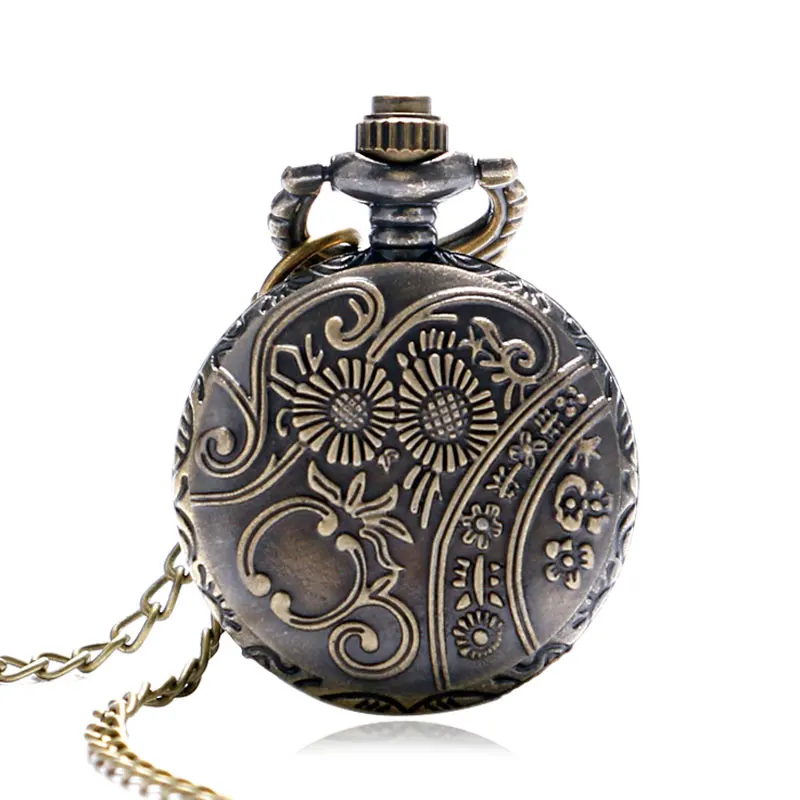 Retro Pocket Watch London Big Ben Tower Pattern Pendant Necklace UK Fashion Small Clock Antique Souvenir Gifts for Friends Kids (7)