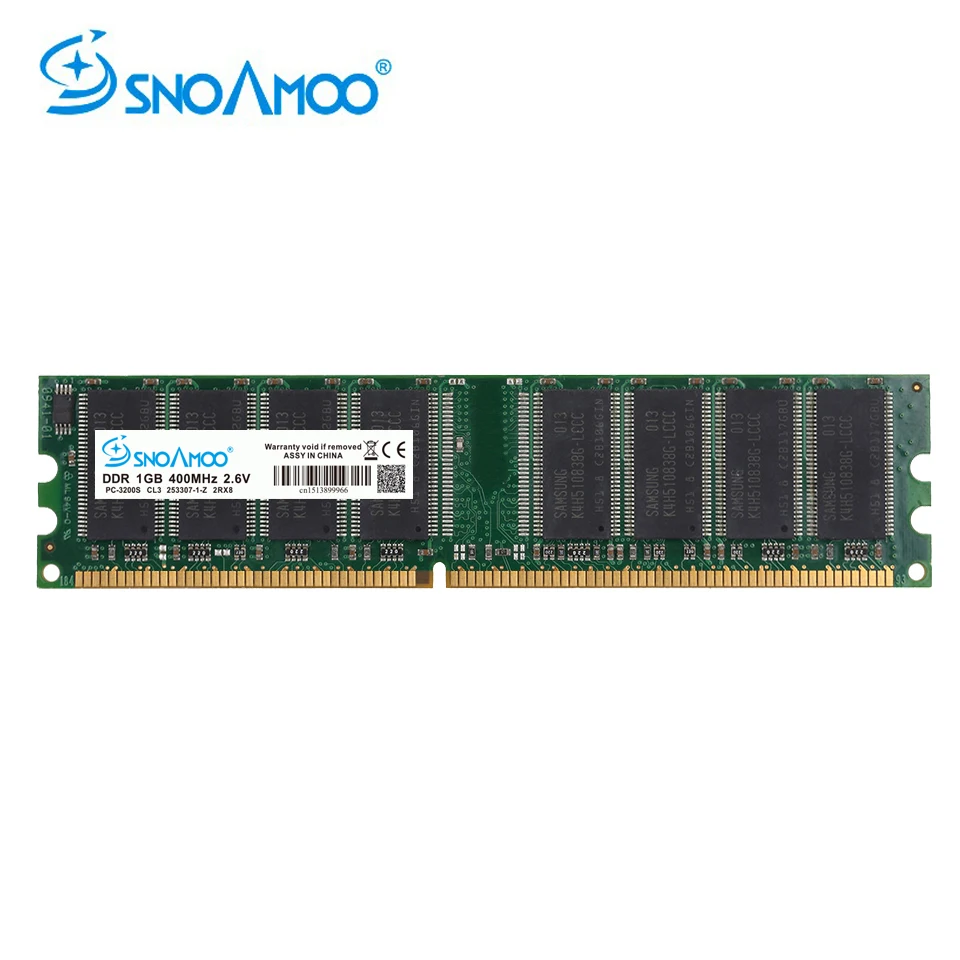 SNOAMOO Настольный ПК ram s DDR 333MHz 1GB ram PC-2700U DDR1 400MHz DIMM Non-ECC компьютер 184Pin настольная память срок службы