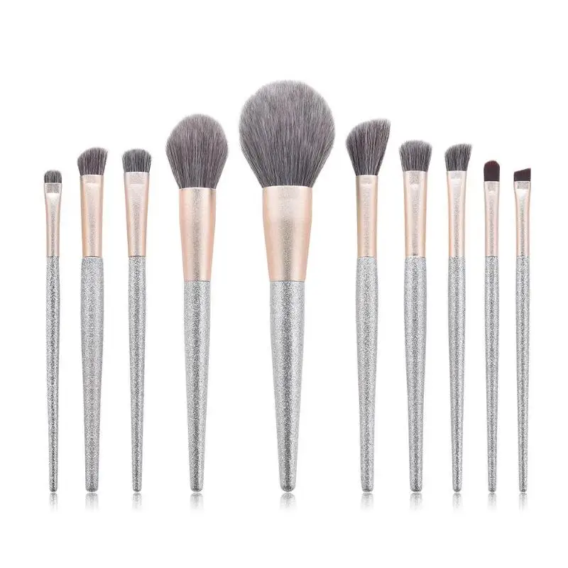 7pcs/10pcs Pro Makeup Brushes Set Portable For Foundation Powder Blush Eyeshadow Concealer Eye Make Up Brushes Cosmetics Beauty