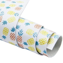 Новое поступление 20x34 см или 50x140 см ананас искусственная кожа, DIY сумки обувь швейный материал, 1Yc5893