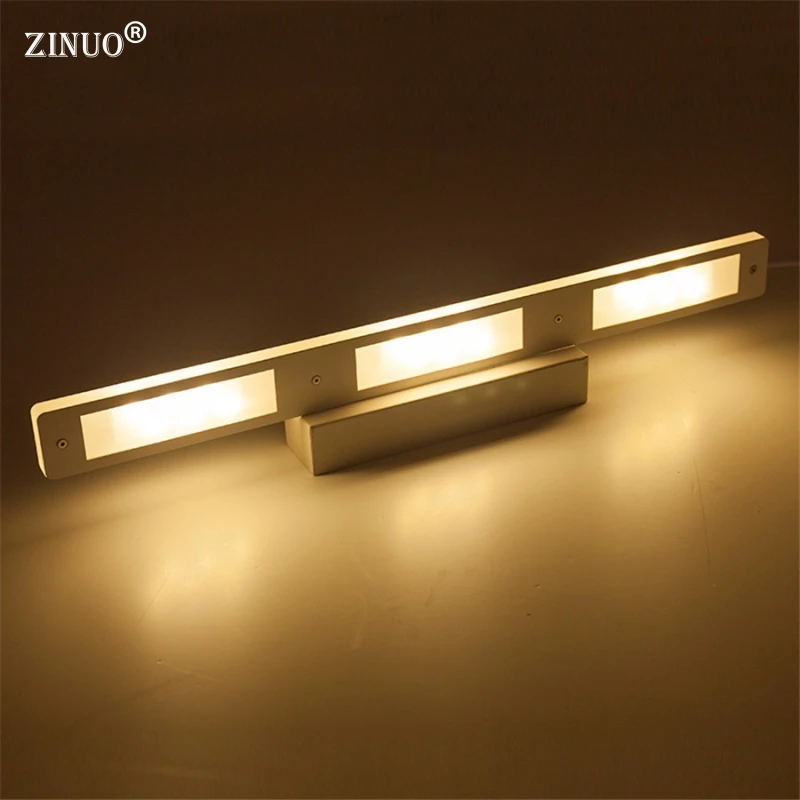 

Apliques Modern Mirror Light Waterproof Sconce 53CM For Bathroom Luz Wall 6W 12W De Pared 33CM Lamp 90V-260V AC Led @