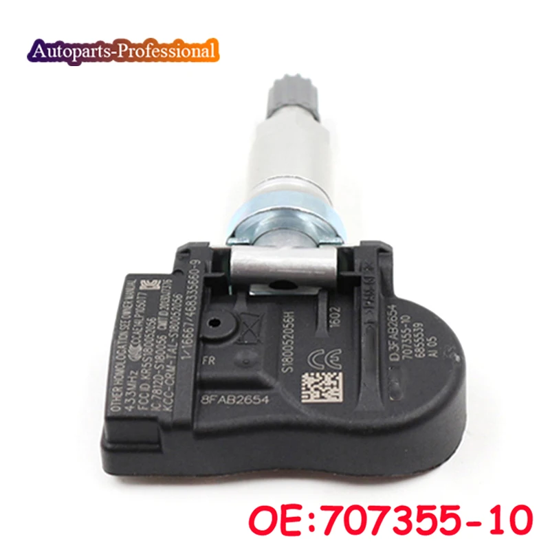 Skup Akcesoria samochodowe 707355 10 70735510 707355 10 36106881890 36106856209 6855539 dla BMW 433Mhz nowy TPMS czujnik ciśnienia w oponach