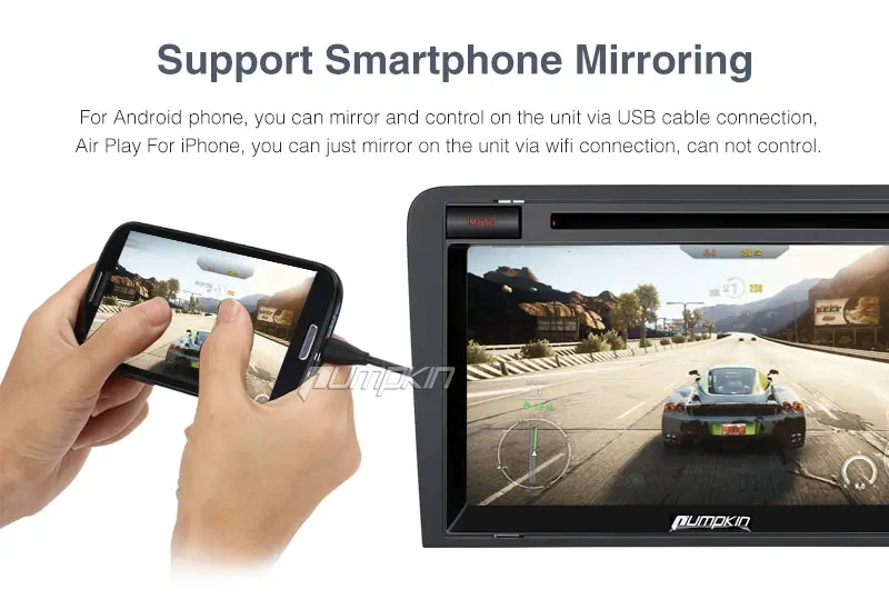 Best Pumpkin 2 Din7" Android 7.1 Car Multimedia DVD Player For Audi A3 2003-2011 GPS Navigation Car Stereo Wifi FM Rds Radio Headunit 17