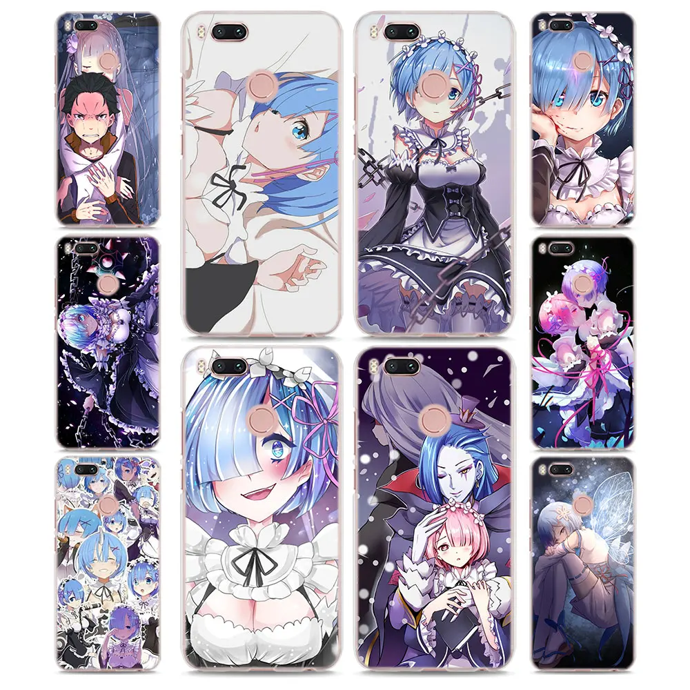 

Anime ReZERO In Another World Pattern Transparent hard Case Cover for Xiaomi Mi A1 A2 5X 6X 8 8SE for Redmi 6 6A 5 5A Note 4 4X