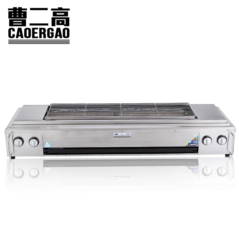 

Large Capacity Portable Barbecue Pits Commercial Liquefied Gas Smoke - Free Grill Outdoor Roasted Oyster Barbecue