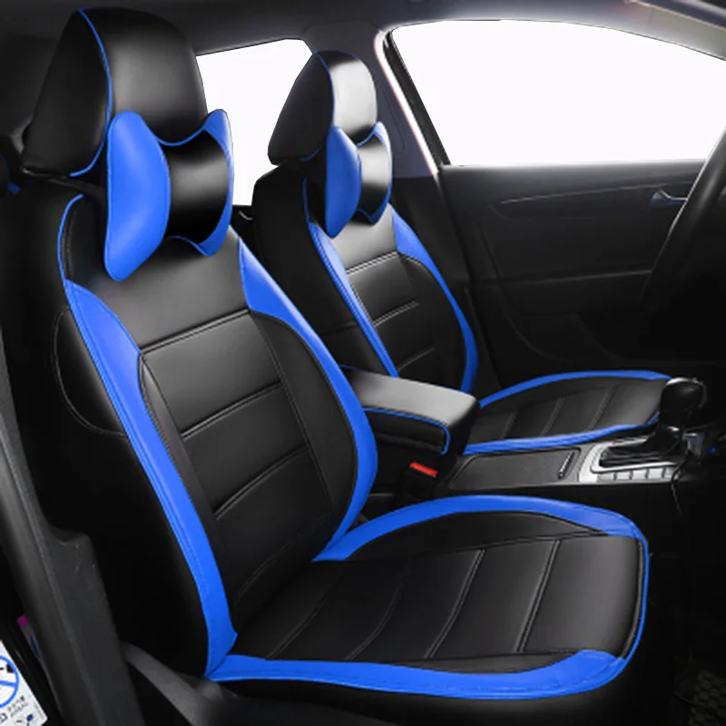 Кожаные чехлы для сидений автомобиля на заказ для Ford Focus 2 3 Fushion mondeo Fiesta Edge Explore ore автомобильное Kuga аксессуары авто Стайлинг подушка