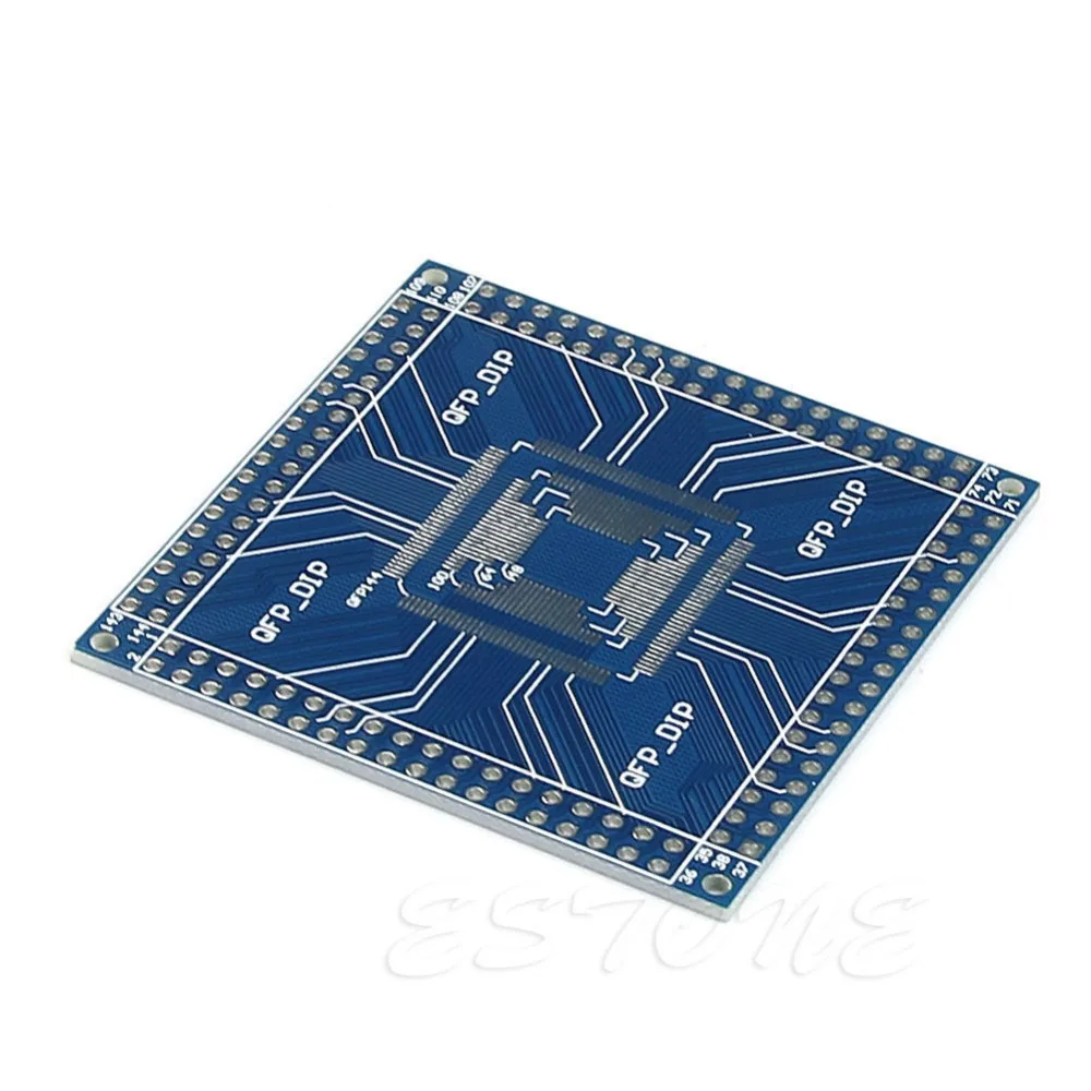Адаптер плата QFP/TQFP/LQFP 32/44/48/64/100/144 pin для DIP Pin конвертер|Запасные части| |