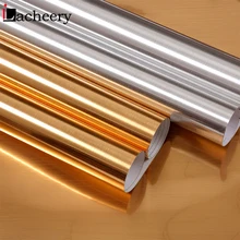 DIY виниловые самоклеющиеся обои мебель кухонный шкаф восстановленные наклейки маслостойкие водонепроницаемые пленки Чехол под шлифованный Металл Серебро