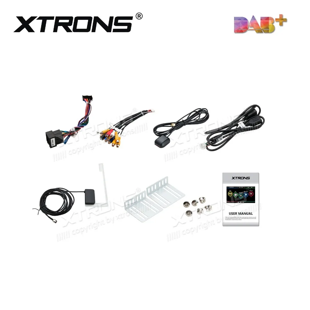 XTRONS 6 2 дюйма универсальный din Автомобильный Радио Стерео DVD плеер DAB + Canbus GPS