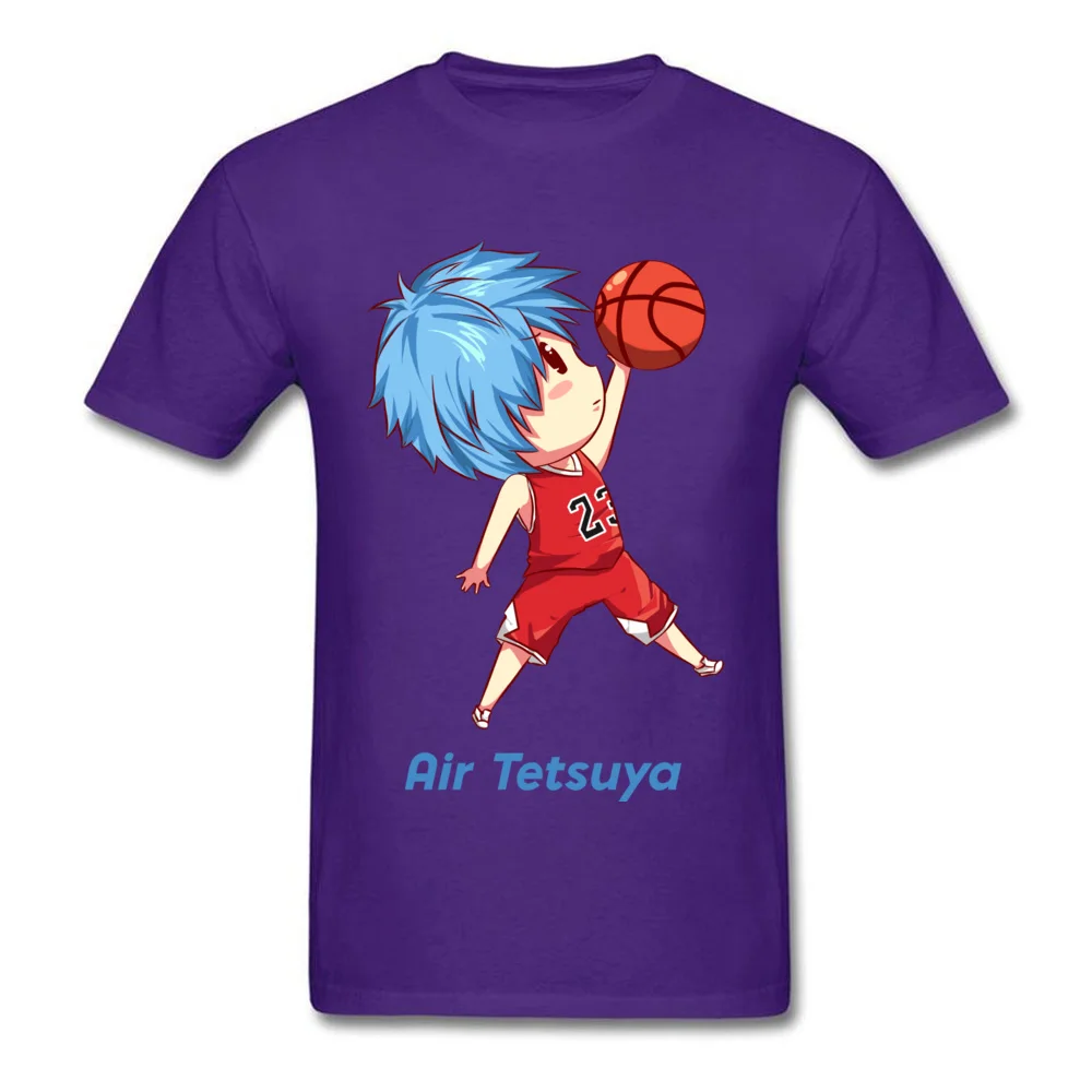 Air Tetsuya 100% Cotton Design T Shirt Hip Hop Short Sleeve Men's T Shirts Design Labor Day T Shirt Round Neck Air Tetsuya purple